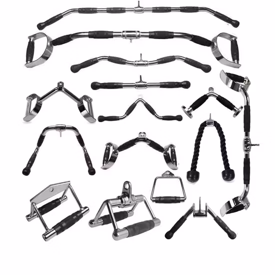 Lat Pull Down Bar Cable Pull Down Attachments Gym Fitness Accessories