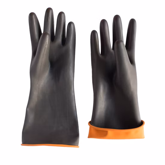 Luva de mão de nitrilo de látex de proteção resistente ao corte para segurança do trabalho mecânico sem costura industrial