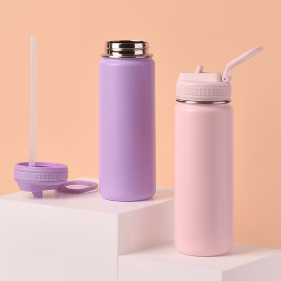 Termos de carro a vácuo por atacado, metal personalizado, esportes, vinho, suco, armazenamento, bebida, garrafa térmica com isolamento quente, garrafas de água de aço inoxidável