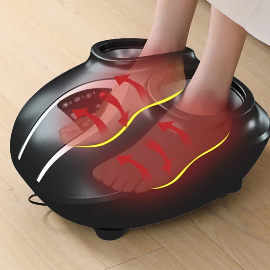 Ningdecrius saúde elétrica produtos quentes circulação sanguínea com aquecimento máquina de circulação massagem rolo pé massageador